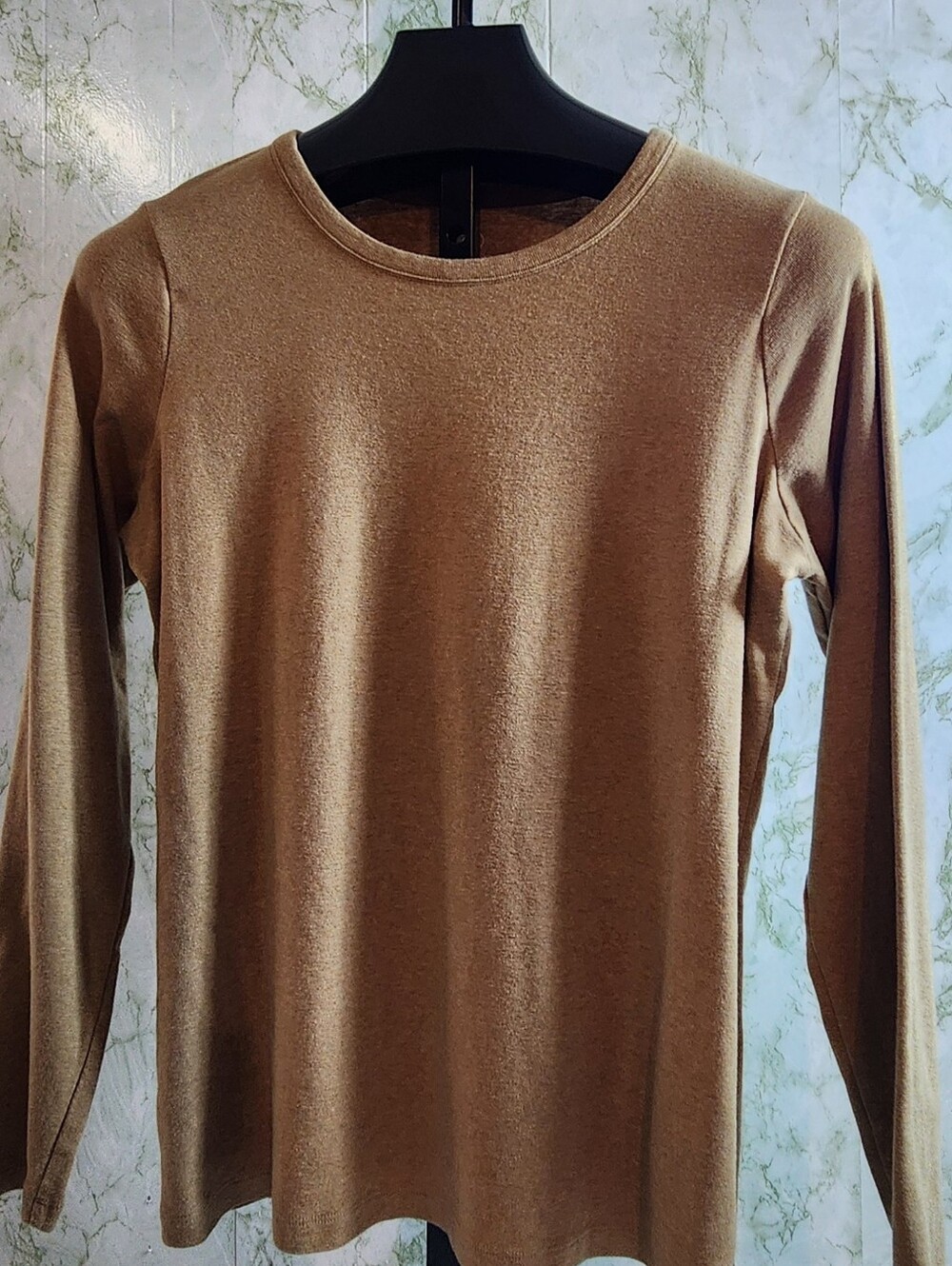 LANDS' END Tan Long Sleeve Tee